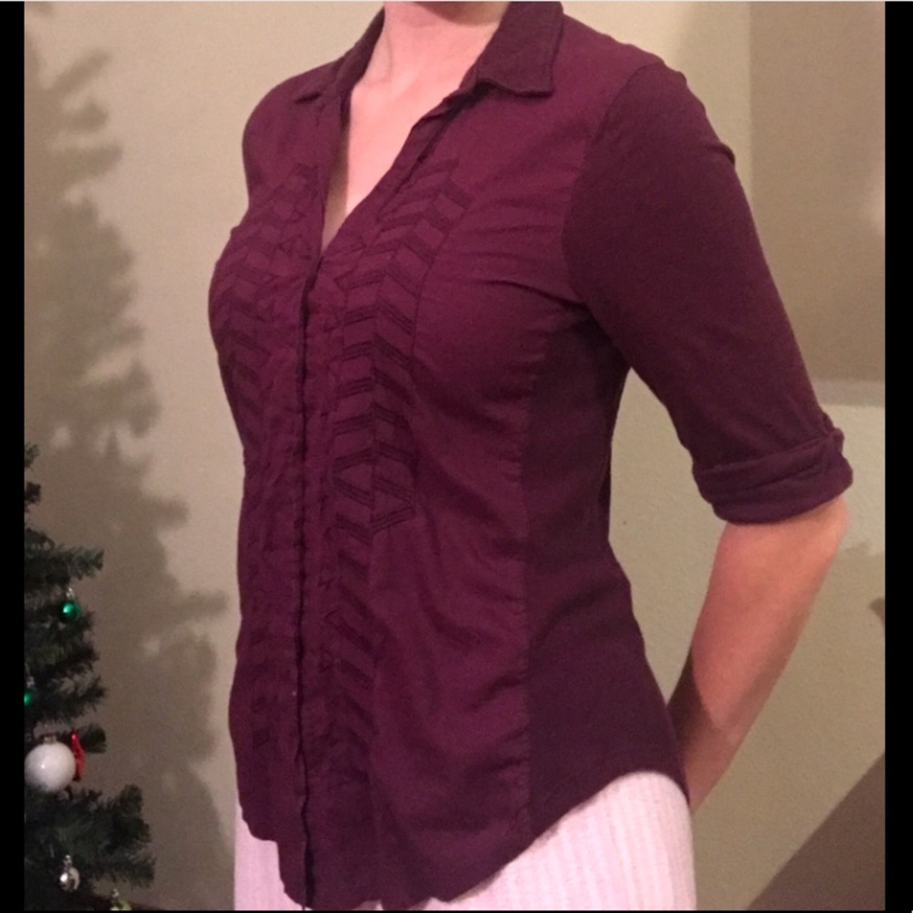 Small Purple Calvin Klein Blouse